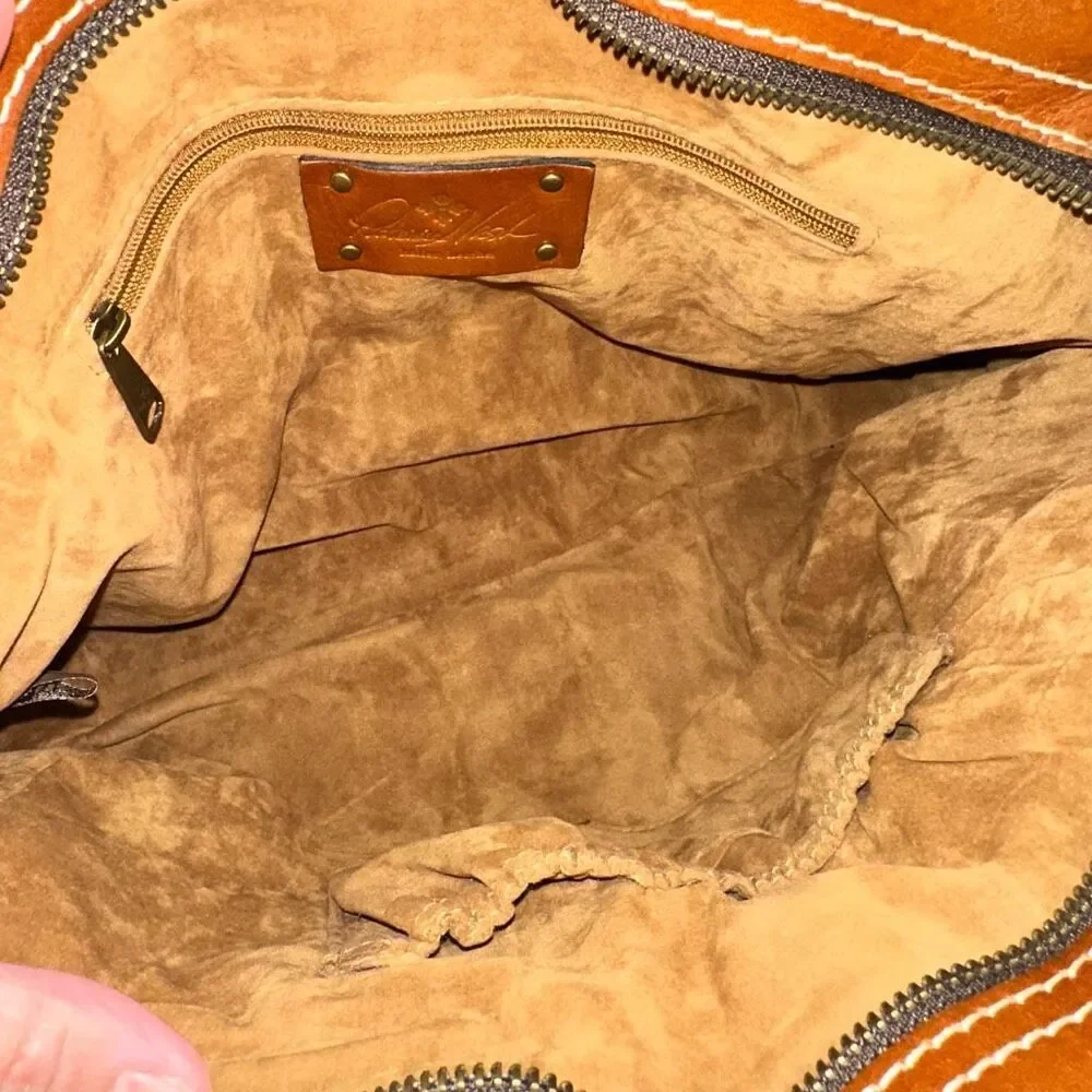 Patricia Nash Brown Leather Tote - Picture 9 of 13